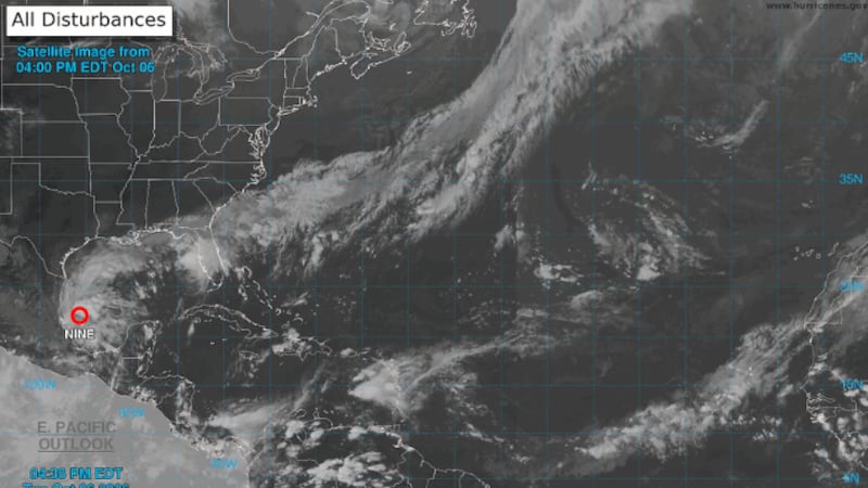 Se forma la Depresión Tropical ‘9’ en el Golfo de México y podría fortalecerse