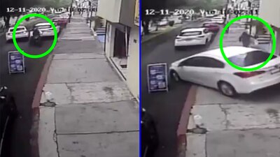 Los hechos ocurrieron en Morelia, Michoacán y quedaron registrados en una cámara de seguridad