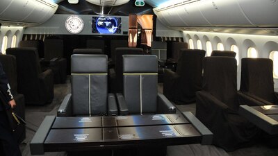 Solo los asientos de la aeronave tuvieron un precio de 8 millones de dólares