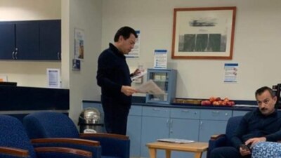 El diputado fue captado en el hospital ABC de Santa Fe