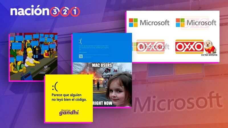 ¡De risa! Los mejores memes de la caída del sistema de Microsoft