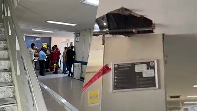 Al menos 8 personas quedaron atrapadas en uno de los elevadores del centro médico