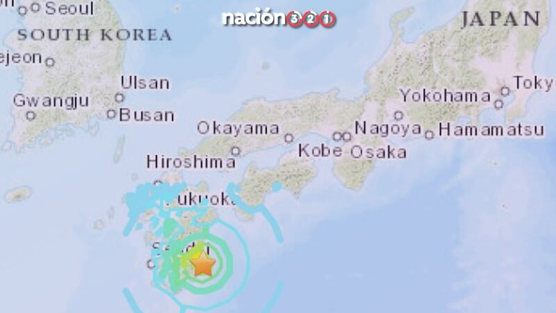 Sismo de 6.9 sacude Japón; activan alertas de tsunami