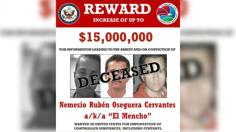 ‘El Mencho’ está oficialmente muerto para el gobierno de Donald Trump