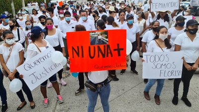 Habitantes de Jamapa, Veracruz, protestan tras el secuestro y asesinato de su alcaldesa