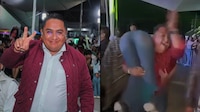 VIDEO: Exhiben a alcalde de Juan C. Bonilla, Puebla, por dar nalgadas a una mujer