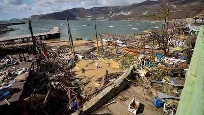Quedó destrozada tras paso de huracán