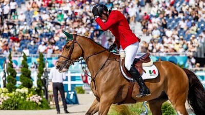 Montando a Contendros 2, Azcárraga realizó un recorrido sin penalizaciones en 77.21