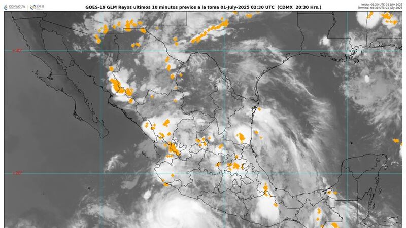 ‘Flossie’ evoluciona a Huracán categoría 1 en el Pacífico; alertan por lluvias torrenciales