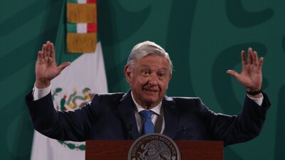 El presidente se reunió con los empresarios en el Museo Kaluz, en el Centro Histórico.