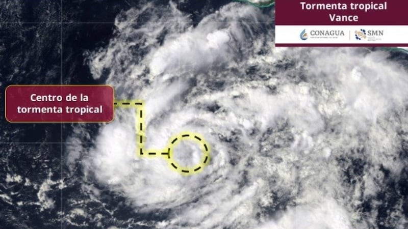 Depresión Tropical 22-E evoluciona a Tormenta Tropical ‘Vance’ en el Pacífico mexicano