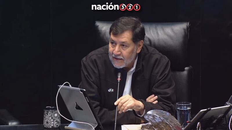 A nombre de la Mesa Directiva, que él preside, Noroña condena agresión de priistas en su contra