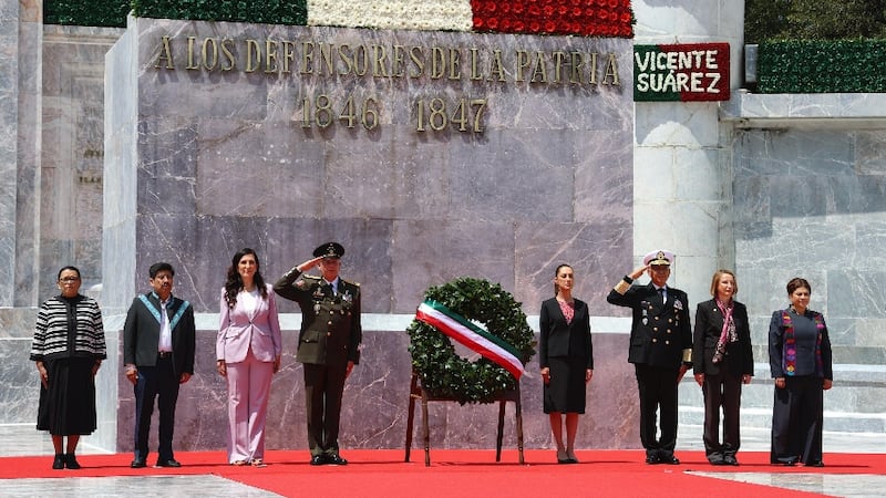 Sheinbaum encabeza ceremonia por 178 Aniversario de Gesta Heroica de los Niños Héroes de Chapultepec