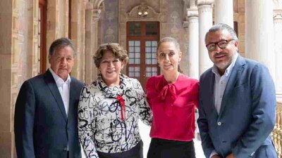 Se reunió con Delfina Gómez, Higinio Martínez y Horacio Duarte