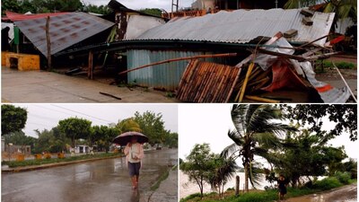 El huracán tocó tierra este viernes en Tecolutla, Veracruz