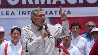 Evitó hablar sobre sus demás compañeros que aspiran a la candidatura