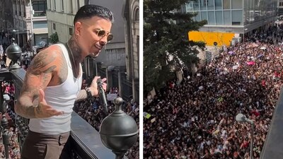 Miles de fans corearon algunos de los éxitos que cantó el boricua este viernes