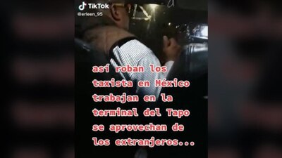 Los turistas denunciaron en redes sociales el robo que les hizo el taxista abusivo.
