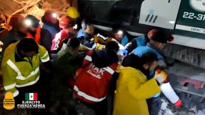 Hasta el momento se han rescatado a 3 personas con vida