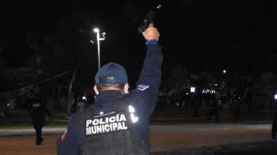Policías municipales dispararon durante la protesta por el feminicidio de Alexia