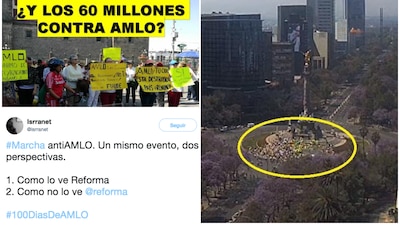 La marcha AntiAMLO de este 10 de marzo fue ridiculizada por simpatizantes de AMLO