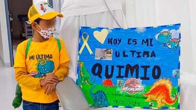 Maxi finalmente tocó la "campana de la vida", con lo que superó una etapa en su vida