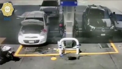 Fue atropellado al intentar asaltar al conductor de una camioneta