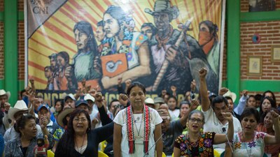 Marichuy representa una oportunidad para que los problemas de las comunidades indígenas sean visibles