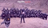 Circula video de supuestos integrantes del CJNG deslindándose del campo de exterminio en Teuchitlán