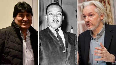 Los asistentes a la celebración son líderes, luchadores sociales y sus familias