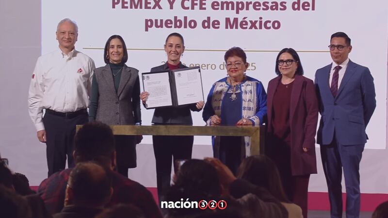 Sheinbaum manda reformas para fortalecer Pemex y CFE; serán empresas 100% públicas