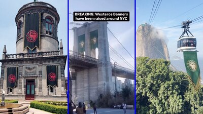 Las banderas apoyan a las familias principales de la serie