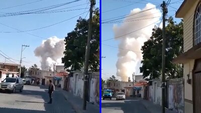 Un taller de pirotecnia explotó en Tultepec