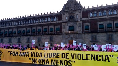 Mujeres exigen una vida libre de violencia