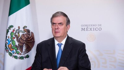 El canciller decidió despedirse de su viaje a Rusia con un mensaje escrito en ruso