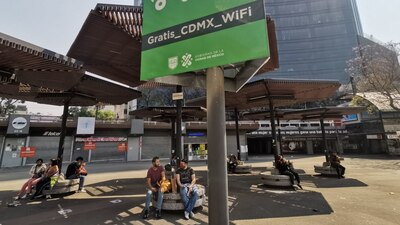 Estos puntos de conexión están distribuidos por la Ciudad