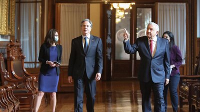 El presidente Andrés Manuel López Obrador encabezó una reunión en Palacio Nacional