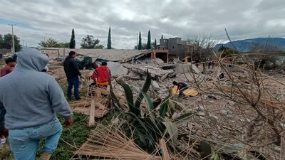 Quedó destrozado después del incidente