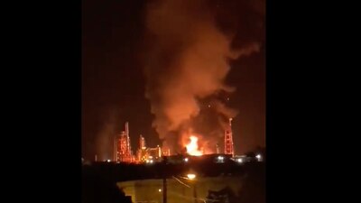 Autoridades de los tres niveles de gobierno participan en el control del incendio