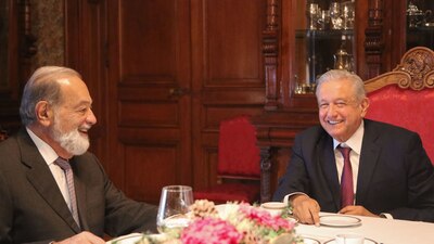 AMLO aseguró que es importante conversar con Carlos Slim y otros empresarios de México