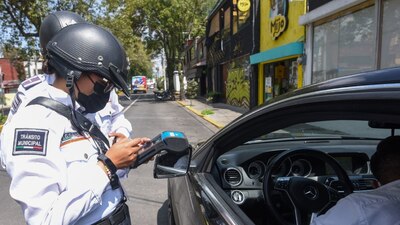 De los 452 vehículos, 436 circulaban en día restringido