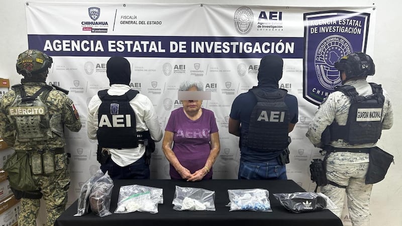 ¿‘Narcoabuelita’? Detienen a mujer de 74 años con cocaína en cateo Chihuahua