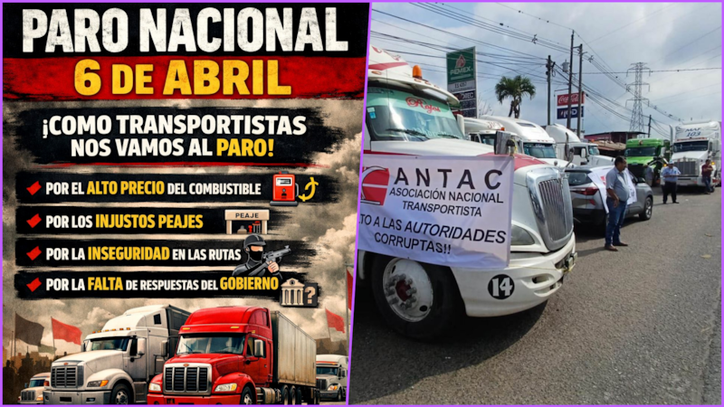 Transportistas y campesinos confirman paro nacional con bloqueos y protestas indefinidas