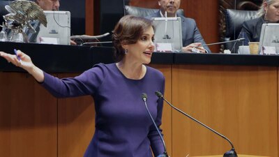 La senadora comparó las necesidades de seguridad del Metro de la Ciudad de México con las del estado norteño.