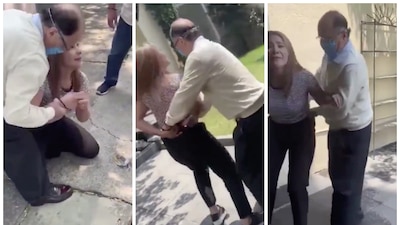 Horacio Aguilar Álvarez fue exhibido el pasado 27 de mayo ejerciendo violencia física contra su esposa