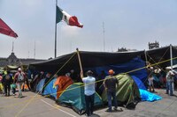 ¡No se van! CNTE mantendrá plantón en el Zócalo y buscarán nueva negociación con Segob