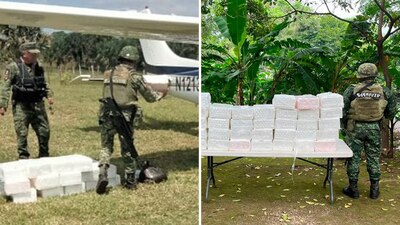 El Ejército mexicano dio seguimiento a un avión no identificado que llevaba droga en su interior