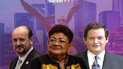 Rodolfo Ríos Garza, Ernestina Godoy y Samuel Del Villar