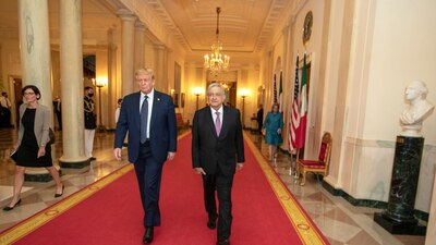 Los encuestados vieron con buenos ojos la reunión entre Trump y López Obrador