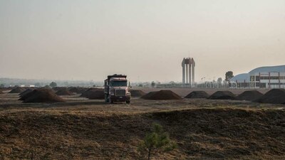 La obra del aeropuerto Felipe Ángeles comenzó hace apenas 10 días